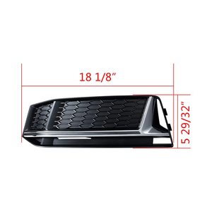 Couvercle de phare antibrouillard avant en plastique de style S4, de haute qualité, pour Audi A4L 2017-2019 - Product Image 6