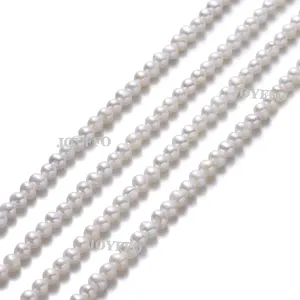 Hot Sale Factory Wholesale 3 Standards 5mm 6mm Round Loose Freshwater Pearl Beads For DIY Jewelry Making