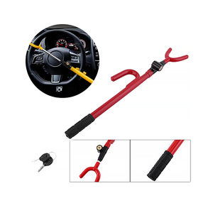 Serrure de volant Xiangta avec <span class=keywords><strong>2</strong></span> clés Sécurité universelle de volant de voiture réglable et serrure anti-effraction pour voiture - Product Image 2