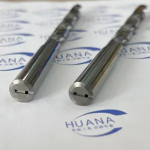 8.5-12.5 मिमी व्यास के लिए कूलिंग होल के साथ स्टील के लिए HUANA कार्बाइड डीप होल ड्रिल बिट 10XD कार्बाइड