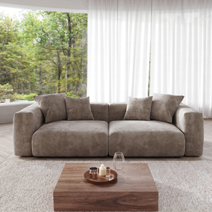 Atunus Pháp cổ điển màu đen chân không nén sofa vải nhung kẻ Modular cắt ghế sofa phòng khách đồ nội thất Ghế bộ - Product Image 5