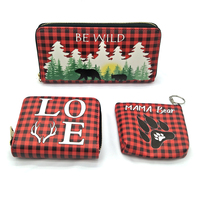 Dompet Koin Sublimasi Dompet Suvenir Pengait Kecil Kustom