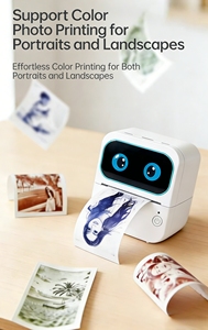 เครื่องพิมพ์ความร้อนแบบพกพา AI Language Chat Intelligent Printing เชื่อมต่อ WIFI USB ขนาดเล็ก พกพาสะดวก เห<span class=keywords><strong>ม</strong></span>าะสำหรับนักเรียนและเด็ก - Product Image 6