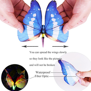 Nuevo Paquete de 3 Adornos de Jardín con Forma de Mariposa, Luces Solares LED para Jardín, Decoración Exterior, Envío Directo - Product Image 4