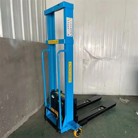 Mini-chargeur de voiture portable 1500 kg 4x4 en acier, transpalette motorisé pour un chargement et un déchargement faciles