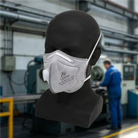 Masque anti-poussière de chantier FFP2 avec valve, pour la protection contre la poussière et les particules