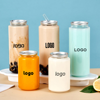 Bouteille de boisson transparente personnalisée avec logo, prix de gros Nicro, avec couvercles pour jus, boissons gazeuses, emballage, pots en plastique de type pressé, boîtes PET