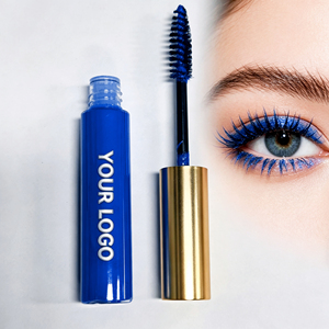 <span class=keywords><strong>Mascara</strong></span> en soie naturelle bleue OEM/ODM, tenue 24h, sans décoloration, effet volume intense, excellente qualité, lavable - Product Image 1