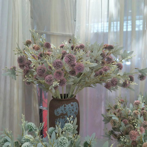 Fleurs artificielles Queyiyi, bulbes de pissenlit, 30 cm-100 cm, plastique, décoration rustique pour la maison, arrangement de mariage - Product Image 1