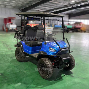 Carrito de Golf Eléctrico Todoterreno con Techo de Plástico Rígido, Parabrisas Dividido y Amortiguador Independiente - Product Image 2