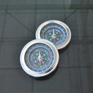 Brújula Mini de Acero Inoxidable de 75 mm, Resistente al Agua, a Prueba de Golpes, Portátil, Ligera, para Supervivencia, Campamento, Senderismo, Navegación, China - Product Image 3