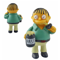 Vente en gros de 14 styles de figurines d'anime de la série Simpson : Simpsons, Assen, Homer, Bart, Portrait de la famille, Modèle de jouet, Figurine d'action d'anime