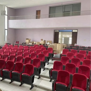 Sillas Plegables Modernas de Tela para Auditorio, Iglesia, Teatro, Muebles para Teatro, Sillas para Salón de Conferencias de Hotel y Escuela - Product Image 2