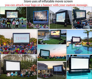 Écran de cinéma gonflable de cinéma en plein air écran de télévision et projecteur - Product Image 5