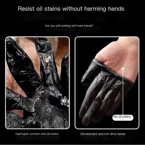 검은색 두꺼운 일회용 장갑: PVC, 니트릴 고무 Dingqing 라텍스, 식품 등급, 식기 세척에 적합 어린이 장갑 - Product Image 4