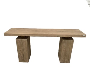 <span class=keywords><strong>Table</strong></span> <span class=keywords><strong>console</strong></span> en bois massif de style antique chinois de la dynastie Ming, faite à la main, écologique, durable, design rustique Wabi-Sabi, pour salon et chambre à coucher - Product Image 2