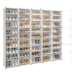 Mejor Oferta: Zapatero Plegable de 5 Niveles Antipolvo para Armario del Hogar, Fácil de Mantener, Mueble de Sala de Estar con 9 Bolsas de Calidad - Product Image 1
