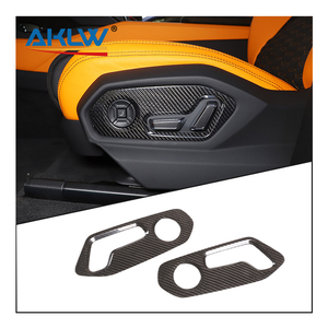 Cornice di Copertura del Pannello Interruttori Sedile in Vera Fibra di Carbonio per Lamborghini Urus 2018-2021, Accessori Decorativi per Interni Auto - Product Image 1