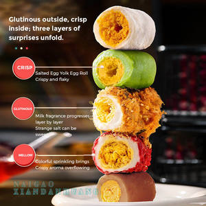 Galletas de Leche en Caja de 160g al por Mayor, Rollos de Huevo con Sabores Mixtos, Bocadillos Chinos con Rico Aroma a Leche - Product Image 4