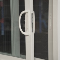Porte coulissante en PVC en vinyle de style américain Écran coupe-vent en fibre de verre Ouverture horizontale PriceUPVC Porte coulissante