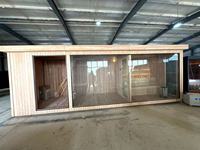 Sala de sauna eléctrica grande al aire libre personalizada para uso de lujo de varias personas o espacio funcional