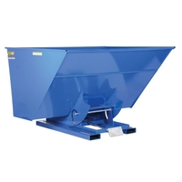 Bacs à déchets en acier robustes de grande capacité pour chariot élévateur, benne basculante, pour ferraille, acier, moteur, pompe