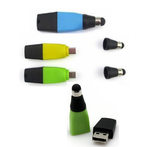 A granel barato Mini Touchpen 3 en 1 OTG Usb Flash Drive plástico Usb Pen Drive Stick disco Thumbdrive - Product Image 1