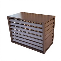 Cubierta de Aire Acondicionado Mini Split de Aluminio con Diseño Personalizado, Grabado Láser 3D, Impermeable, para Exteriores
