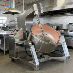 Machine à confiserie commerciale Legned, cuivre pur, grande capacité, agitation automatique, chaudière à décharge inclinée, 380V pour le caramel - Product Image 3