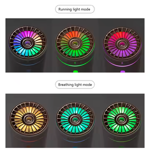 Humidificateur ultrasonique rechargeable 300 ml, diffuseur d'arômes pour la maison, purificateur d'air pour voiture, brumisateur avec lumière LED colorée - Product Image 3