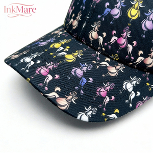 Wholesale Full <b>Printed</b> Pattern Baseball Cap Custom Casual Women Outdoor Sport <b>Hat</b> High Quality 5-Panel <b>Hat</b> with Own Logo for Men - Product Image 5