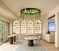 Vitrine et étagères d'exposition de parfums M&S avec éclairage LED de haute qualité |   Meubles de présentation sur mesure pour les boutiques et les magasins de détail