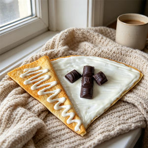 Modelo de Crepas de Plástico Ecológico, Crepas Frescas Realistas con Cobertura de Chocolate, Decoración de Fresas, para Cafetería - Product Image 1