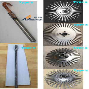Rak Utilitas Anodisasi Jari, Titanium 1/2 Inci Split Finger