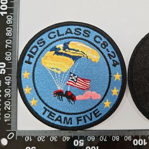 Hot Sale Soccer Club Brand logo Embroidery Patch Iron on Sports Football Team Patches for Jersey Caps - Product Image 3