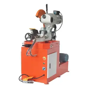 Semi-automatic 45 degree stainless steel tube pipe cutting machine tube cutter saw blade cutting machine