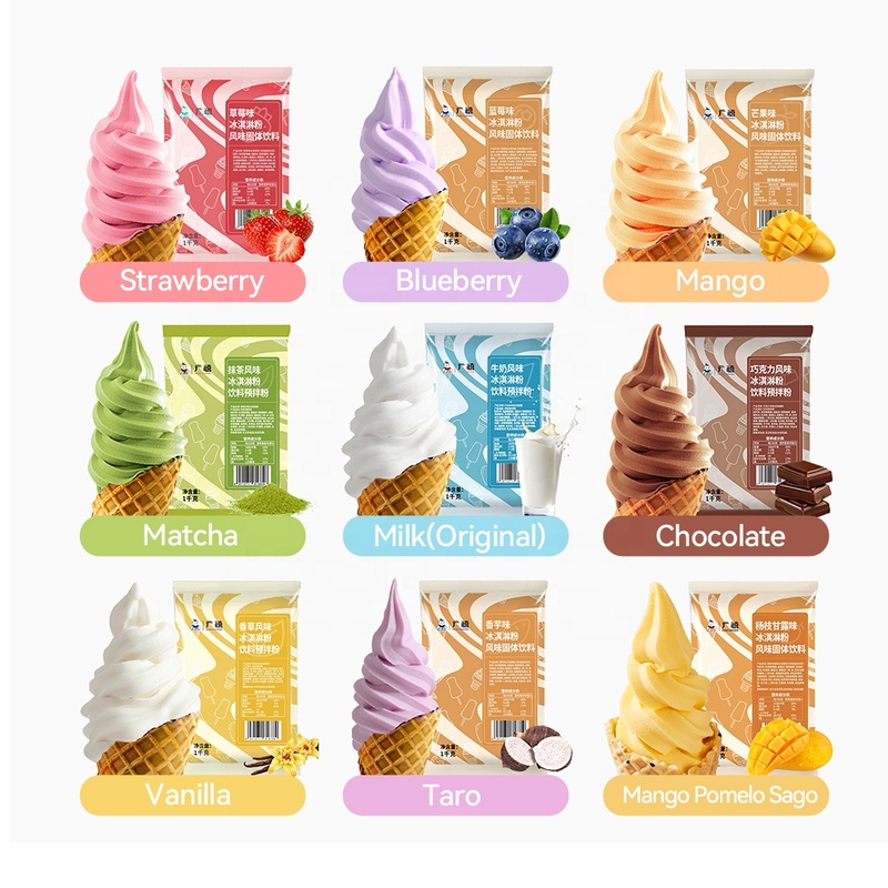 1kg Soft Serve Ice Cream Powder
