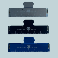 Jig de fléchage réglable Decut Archery, en aluminium et acier inoxydable, pour la fabrication de flèches universelles, 1,75-5 PC/plume de dinde véritable