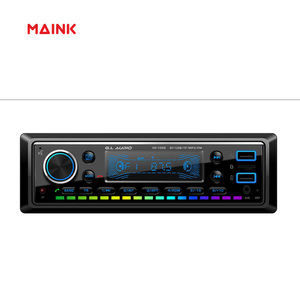 <span class=keywords><strong>Autoradio</strong></span> simple DIN avec émetteur FM, lecteur CD, lecteur MP3, USB, lecteur de carte SD, commande vocale et entrée <span class=keywords><strong>auxiliaire</strong></span> - Product Image 2
