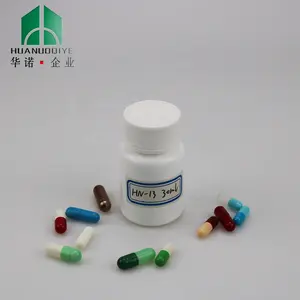 30ml HDPE Solid White Pharmaceutical Pill Bottles For Medicine Capsules Container Packaging with Seal Lids