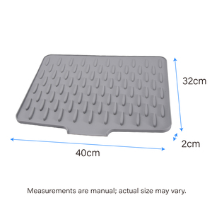 Tappetino Scolapiatti in Silicone Autodrenante, Vassoio Drenante a Cascata per Piano Cucina, Antiscivolo e Resistente al Calore - Product Image 2