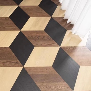 <span class=keywords><strong>Pavimento</strong></span> in Legno Composito Multistrato <span class=keywords><strong>a</strong></span> Motivo Esagonale <span class=keywords><strong>a</strong></span> Diamante in Quercia Multicolore, Parquet Chic in Legno Massello - Product Image 6