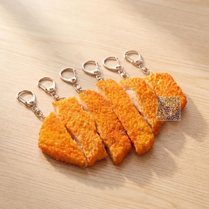 Llavero de Nuggets de Pollo Frito Hiperrealistas, Recuerdo para Fiestas, Eventos de Restaurantes, Promoción de Marca Premium, Souvenir al por Mayor - Product Image 1