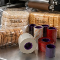 Ruban d'impression TTO à cire 30 mm x 600 m à couverture d'encre uniforme pour emballages alimentaires surgelés et chaîne du froid, compatible Markem SmartDate
