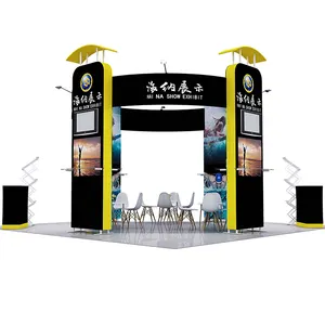 Personalized Portable Modular Display Booth Counter Ceiling Banner Trade Show Equipment Exhibition Booth Trade Show Booth