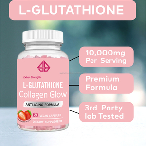 Gummies éclaircissantes OEM au L-Glutathion et Collagène Peptide pour l'éclat de la peau, soin anti-pigmentation et élimination des taches brunes, extraits végétaux, 60 unités - Product Image 3