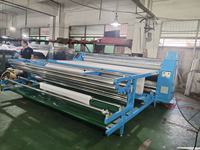 Nouvelle machine d'impression par transfert à sublimation à plat automatique grand format 3,2 m de largeur, chauffage à l'huile, pour tissus et textiles