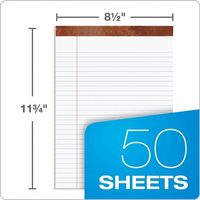 Règle légale 50 feuilles 8-1/2X11-3/4 12 paquets (7533) blocs-notes style magnétique couverture en papier reliure à feuilles mobiles