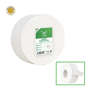 Oolima 100% ม้วนจัมโบ้ความจุสูงกระดาษชำระสีขาว2ชั้นแบบไม่มีรูพรุนเป็นมิตรกับสิ่งแวดล้อม - Product Image 2