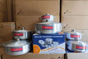 <span class=keywords><strong>Set</strong></span> di pentole per levigatura <span class=keywords><strong>6</strong></span> pezzi per la raccolta di pentole per zuppa medio-orientale e africana 20/24/26/30/34/36cm <span class=keywords><strong>Set</strong></span> di pentole - Product Image 6